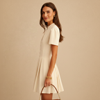 Celeste Mandarin Collar Dress