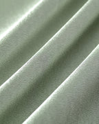 Green X Cross Slip A-Line Maxi Dress